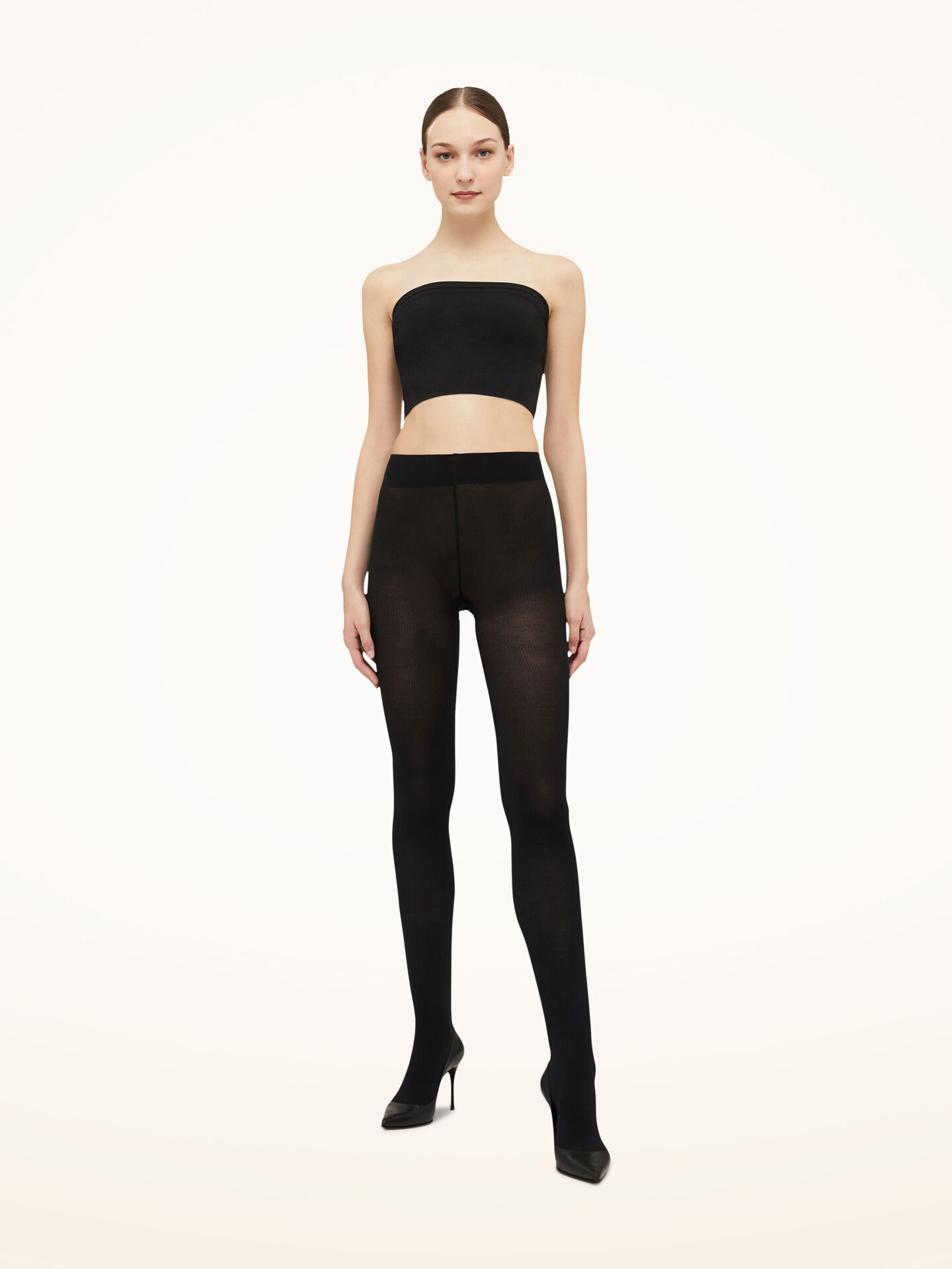 Mary Cotton Rib Tights