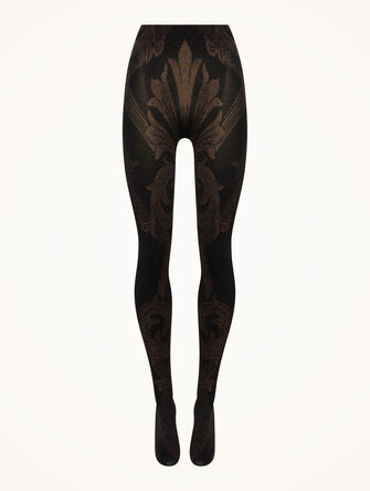 Metallic Jacquard Tights