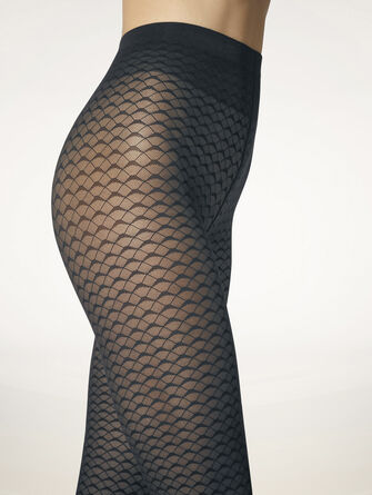 Graphic Pattern Tights