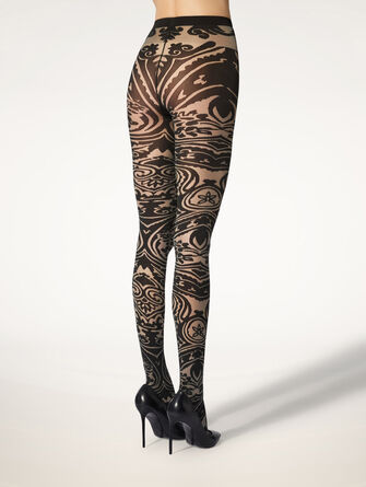 Paisley Tattoo Tights
