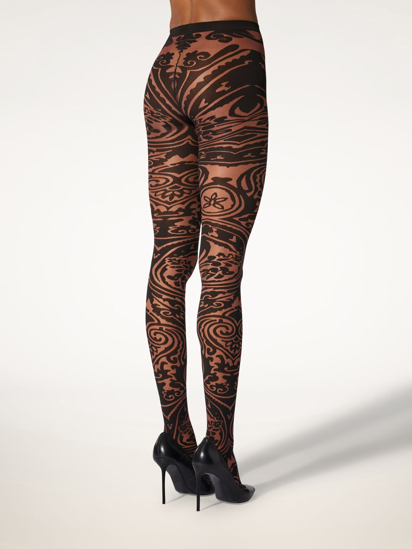 Paisley Tattoo Tights
