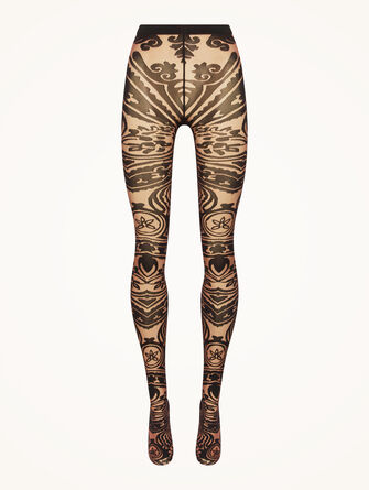 Paisley Tattoo Tights
