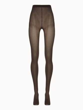 Mosaic Jacquard Tights