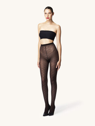 Sheer Pattern Tights