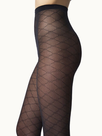 Sheer Pattern Tights