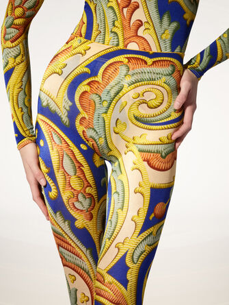 Paisley Baroque Tights