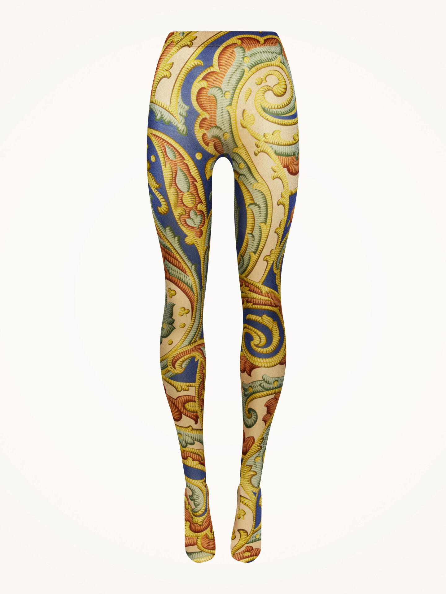 Paisley Baroque Tights