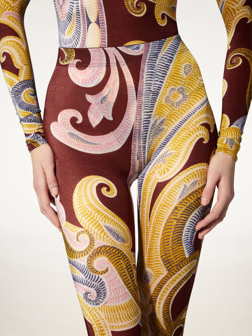 Paisley Baroque Tights