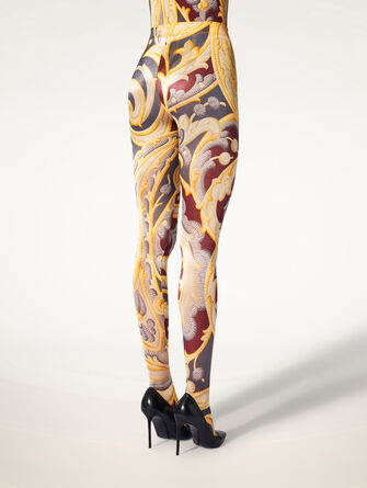 Paisley Baroque Tights