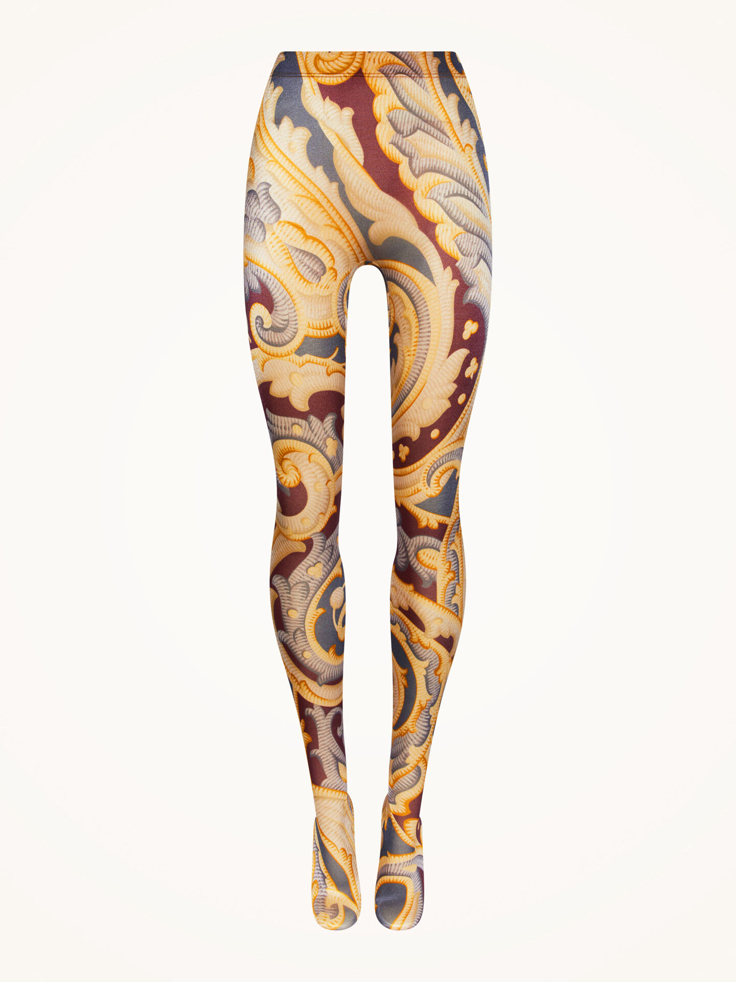 Paisley Baroque Tights