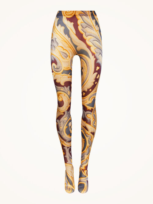 Paisley Baroque Tights