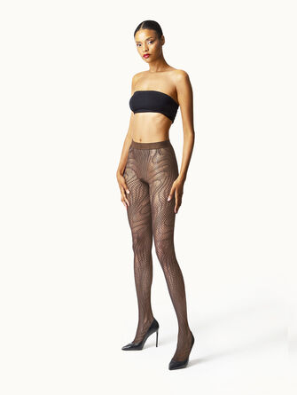 Snake Net Tights