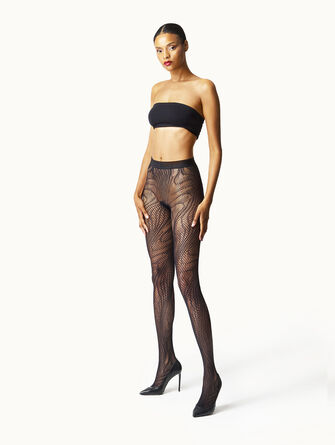 Snake Net Tights
