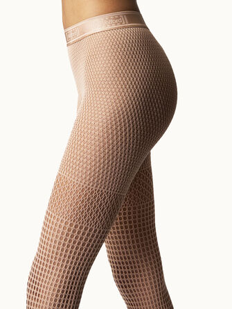 Mosaic Net Tights