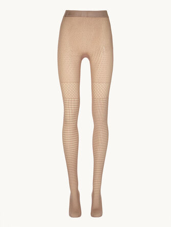 Mosaic Net Tights