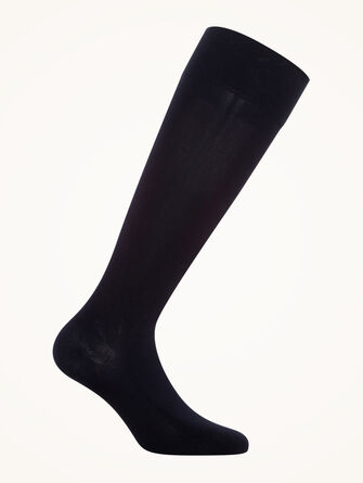 Cotton Velvet Knee Socks