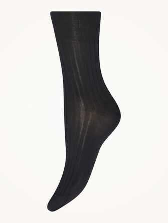 Luxury Cotton Rib Socks