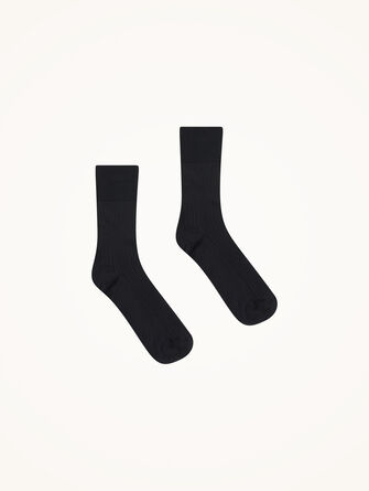 Luxury Cotton Rib Socks
