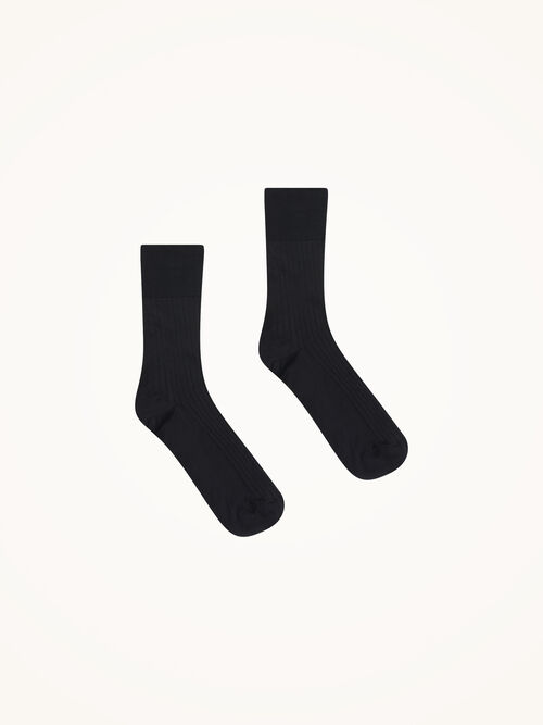 Luxury Cotton Rib Socks