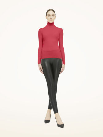 Merino Fine Rib Top Long Sleeve