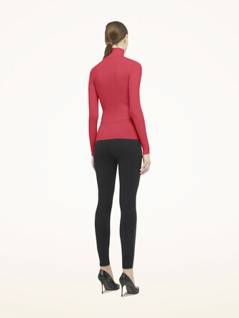 Merino Fine Rib Top Long Sleeve