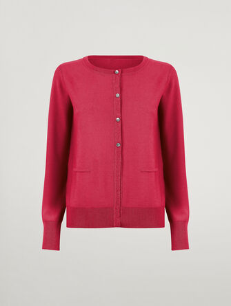 Merino Blend Cardigan