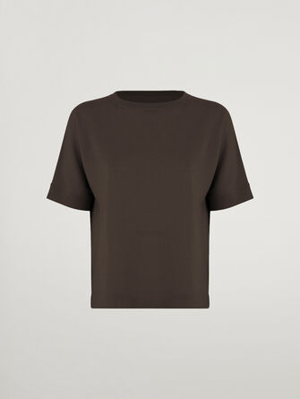 Merino Blend Top Short Sleeves