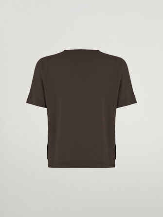Merino Blend Top Short Sleeves