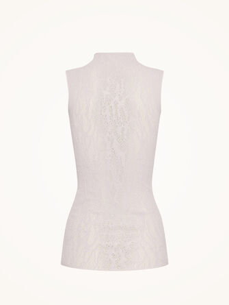 Snake Lace Top Sleeveless
