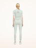 Net Lines Top Short Sleeves