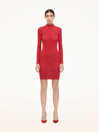 Intricate Sheer Pattern Dress