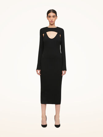 Contoured Ribs Dress