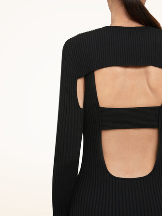 Contoured Ribs Dress