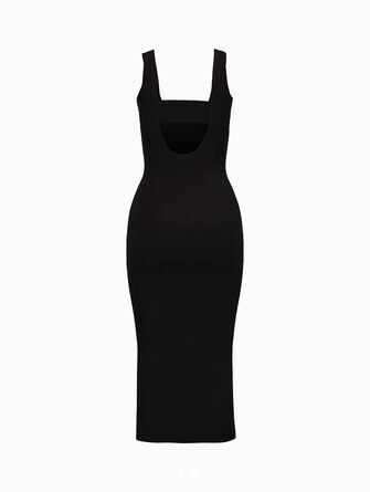 Contoured Ribs Dress