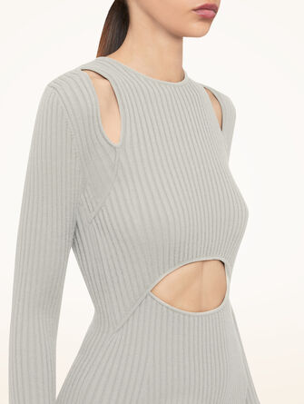 Contoured Ribs Dress