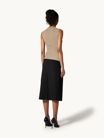 The Crepe Jersey Top Sleeveless