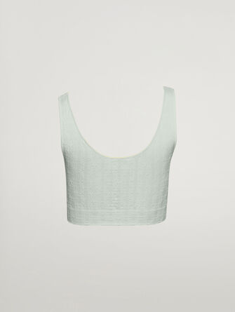 Succession Logo Chain Crop Top