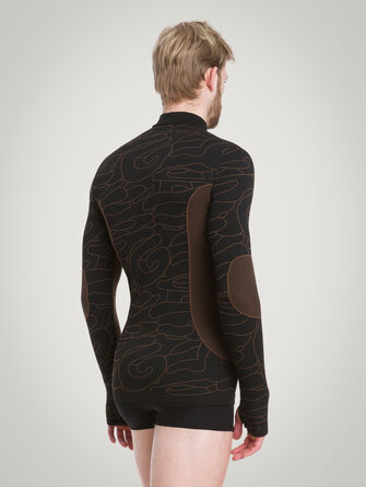 Camo Coverlock Top Long Sleeve