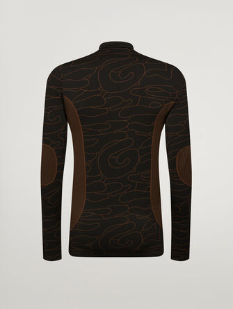 Camo Coverlock Top Long Sleeve