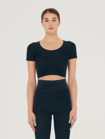 Shiny Crop Top