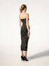 Metallic Jacquard Dress