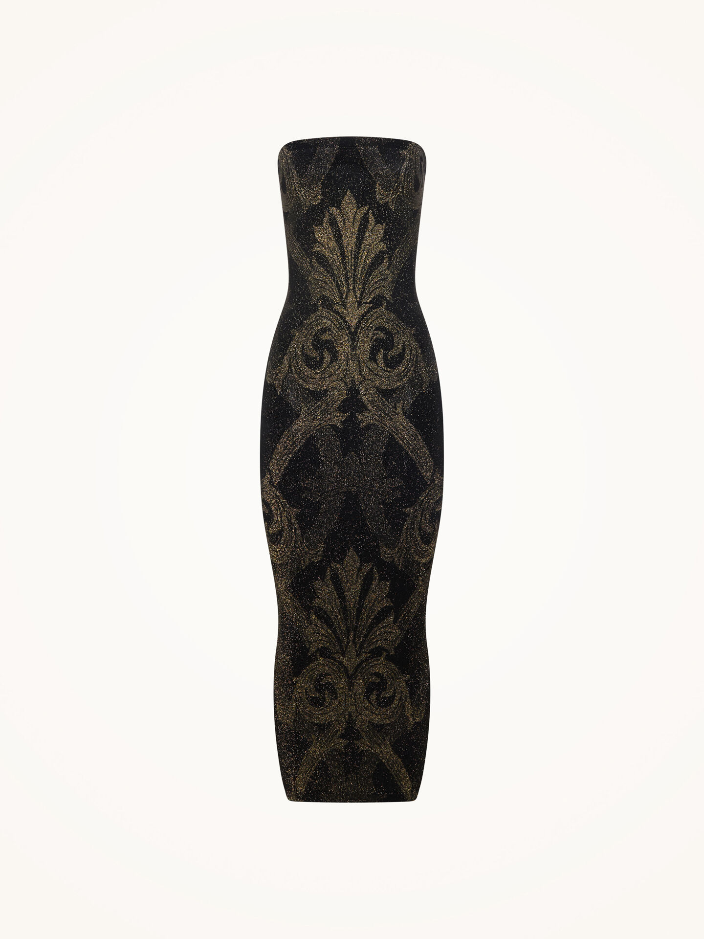 Metallic Jacquard Dress