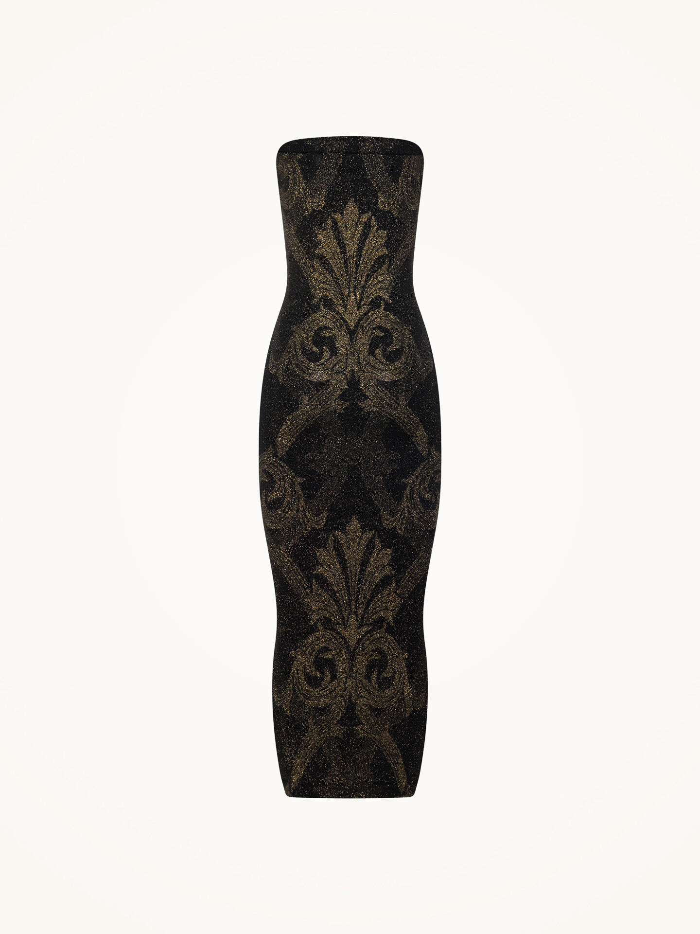 Metallic Jacquard Dress