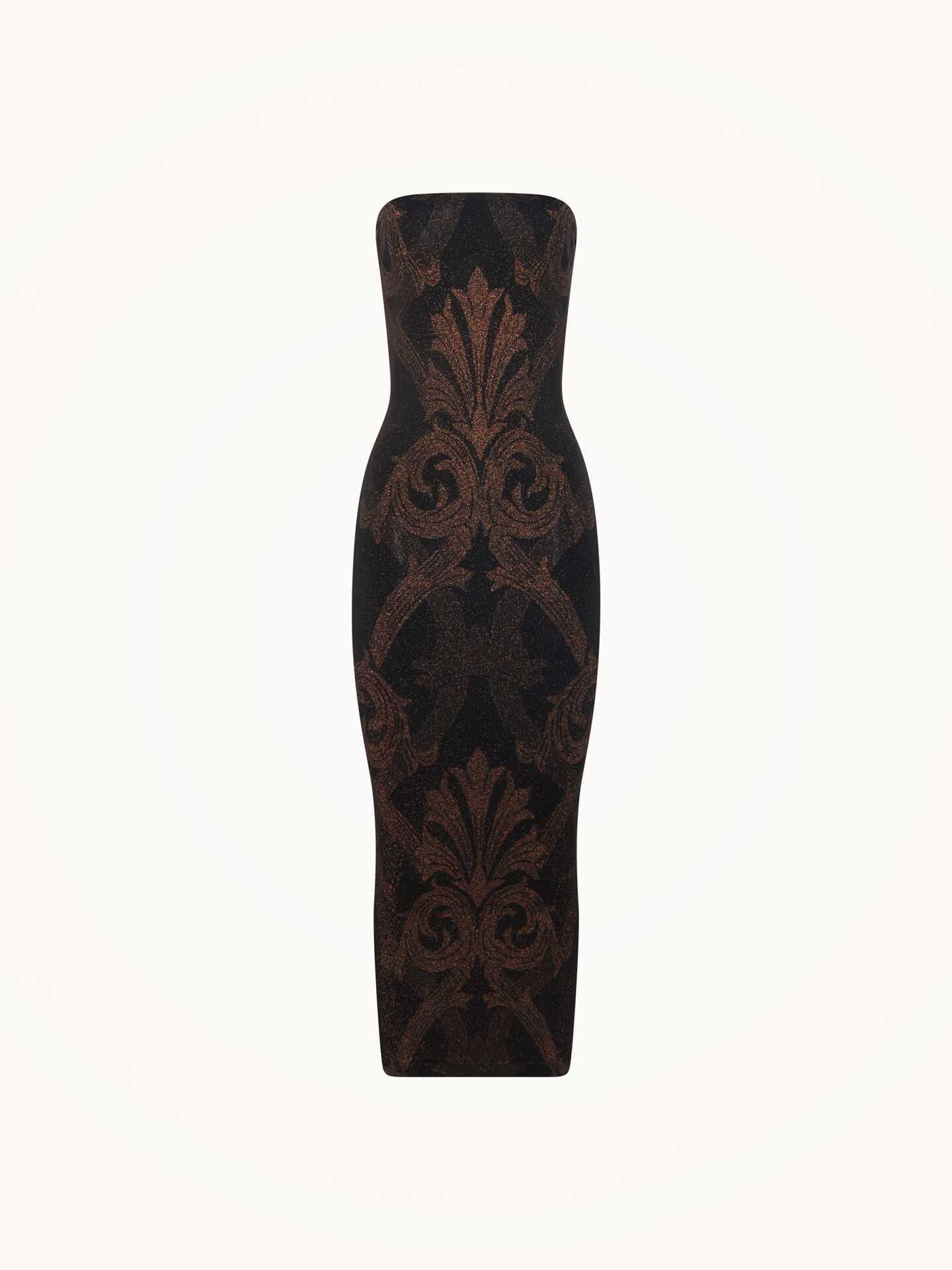 Metallic Jacquard Dress