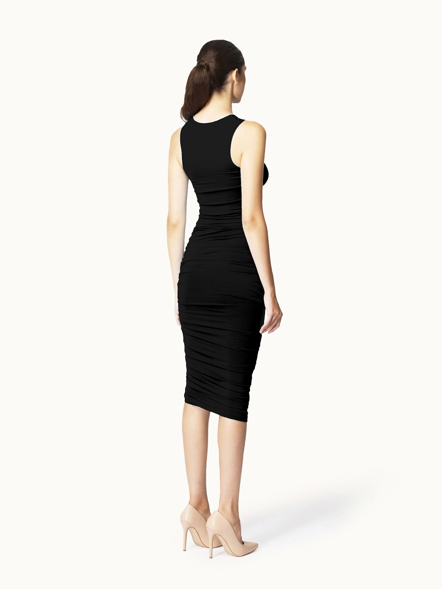Crescent Drape Dress