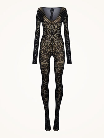 Paisley Tattoo Catsuit