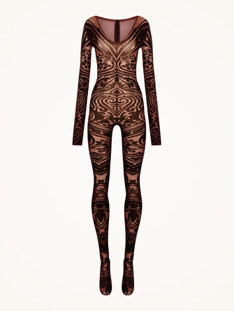 Paisley Tattoo Catsuit