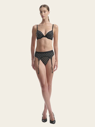 Sheer Logo Sparkle Stock. Belt