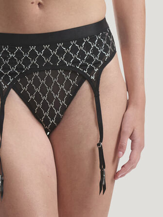 Sheer Logo Sparkle Stock. Belt