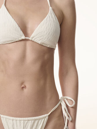 Logo Swim Beach Triangle Bra